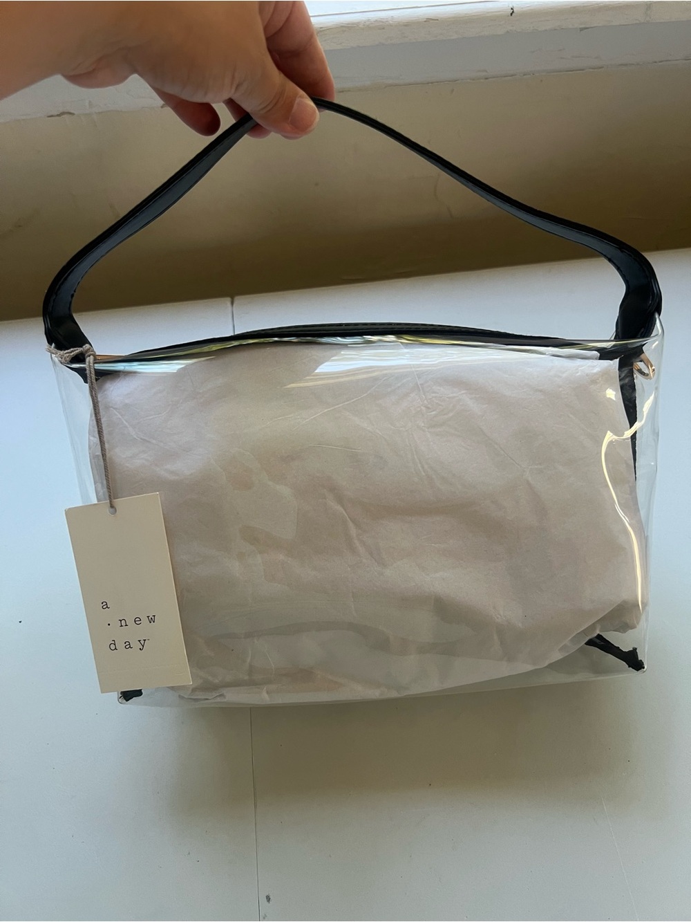 A New Day Soft Shoulder Bag Clear